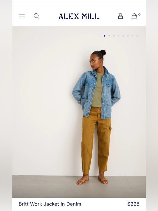 Alex Mill Jackets & Blazers - Alex Mill Brit Work Jacket - Denim - M